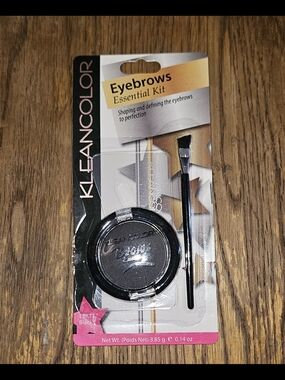 KleanColor Eyebrows Essential Kit - Black (EBK117) 0.14oz BNIB Discontined